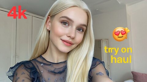 4k (2025) plus size transparent try on haul | See through fashion transparent lingerie & bikini haul