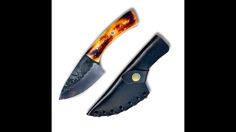 Handmade Bona Handle Skinner Knife, #skinner #knife #bone #handle