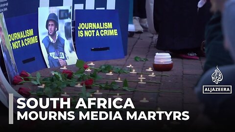 Vigil for journalists slain in Gaza: Event in south Africa honours more than 270 killed