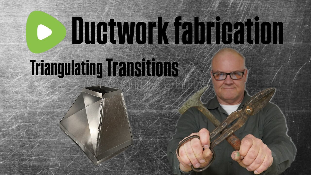 Ductwork fabrication triangulating transitions