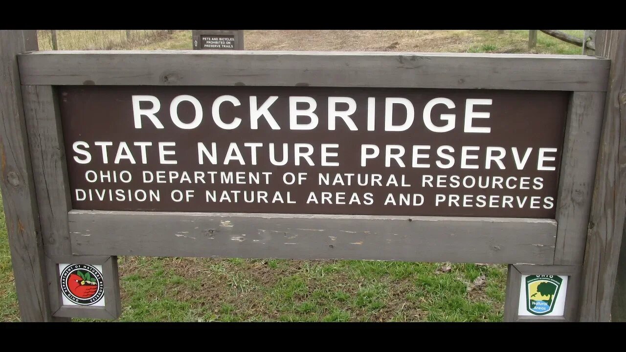 Rockbridge state nature preserve, Rockbridge Ohio