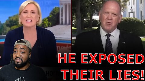 WOKE MSNBC Host LOSES IT As Border Czar CALLS OUT THEIR LIES On 'Racist' Ice Raids Against Latinos!