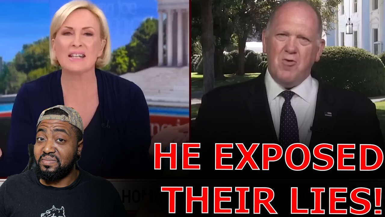 WOKE MSNBC Host LOSES IT As Border Czar CALLS OUT THEIR LIES On 'Racist' Ice Raids Against Latinos!