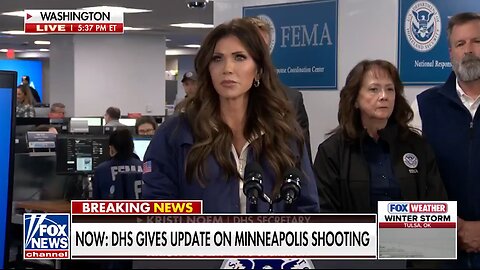 Kristi Noem SHUTS DOWN Reporter Over Minneapolis Shooting