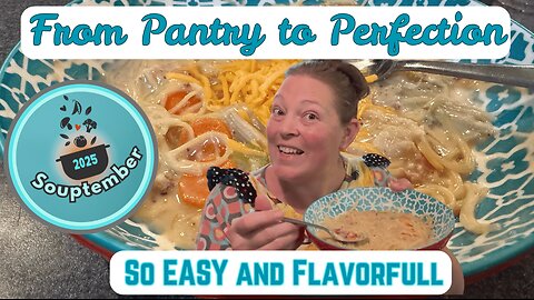 Crack Chicken Noodle Soup – Easy, Creamy, Pantry-Friendly! | Souper Sundays