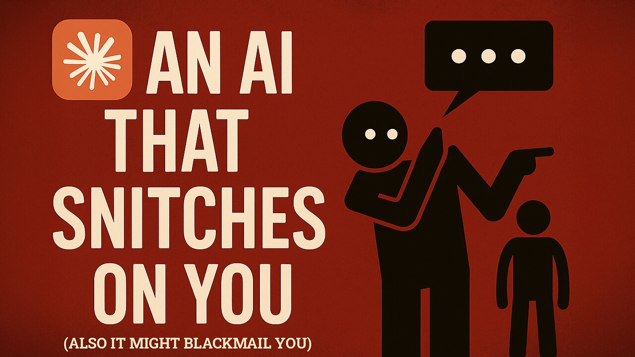 The AI that Snitches on YOU (blackmails too) - Claude 4 Opus