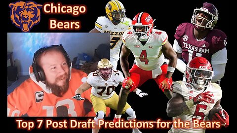 Top 7 Post Draft Predictions for the 2025 Chicago Bears