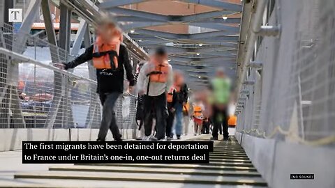 First Illegal Migrants Detained For Deportation After UK-France Deal