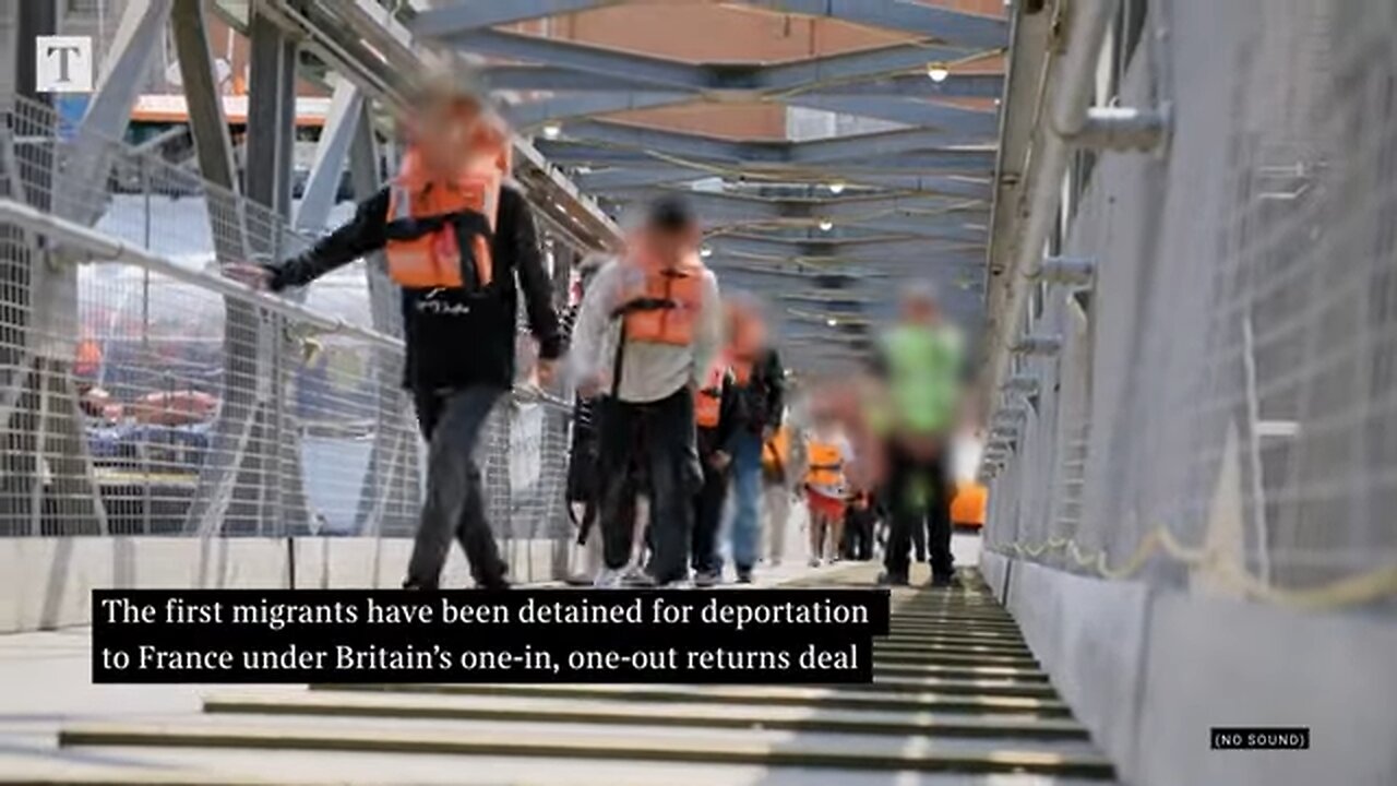 First Illegal Migrants Detained For Deportation After UK-France Deal