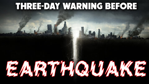 Three-Day Warning Before Earthquake 12/08/2025