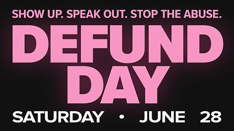 It is time for DEFUND DAY