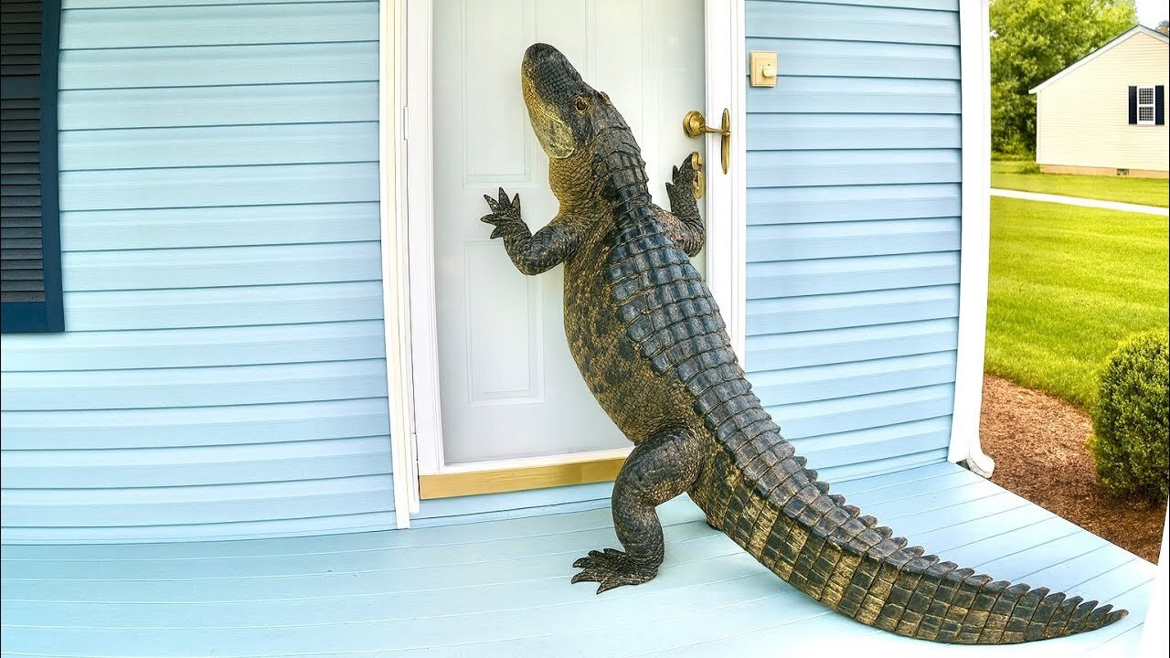 CCTV Camera: Caught Animals Ringing The Doorbell P9
