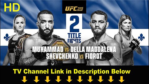 √'"▷UFC 315 - Belal Muhammad vs Jack Della Maddalena LIVE Stream Free
