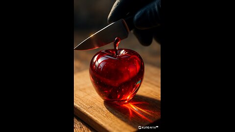 Cutting a Super high quality apple 🍎