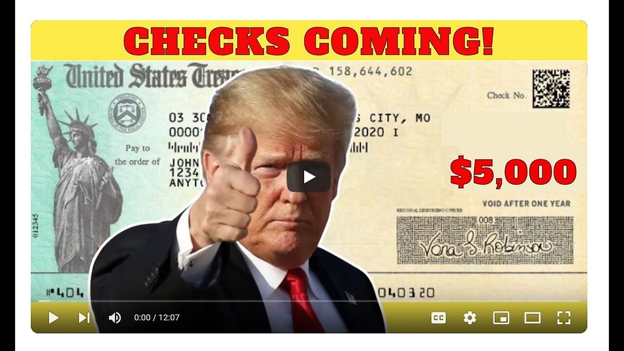 🚨BREAKING: Americans Are Getting $5,000 (Thanks to Trump) While Illegal Immigrants Get Even More?!