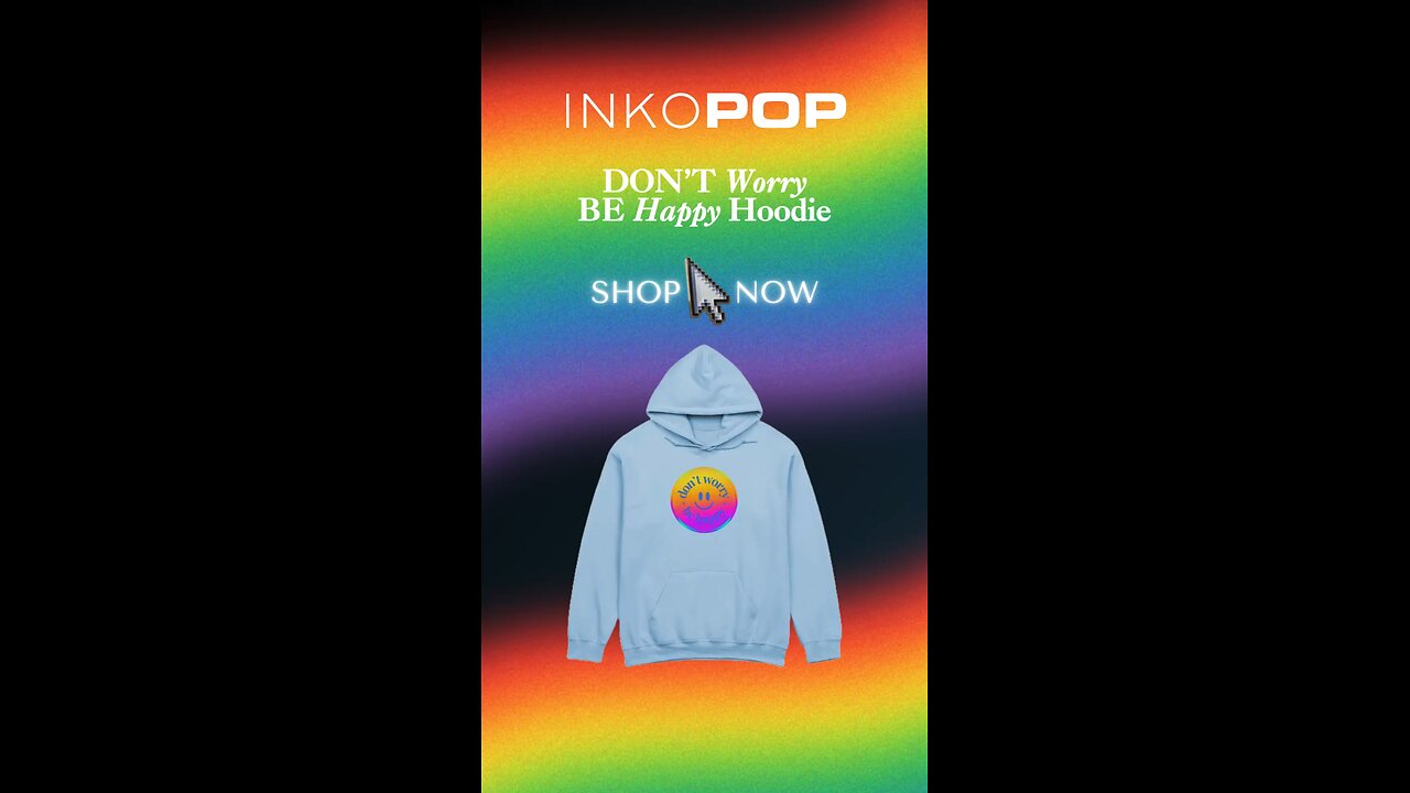 DON'T WORRY BE HAPPY HOODIE