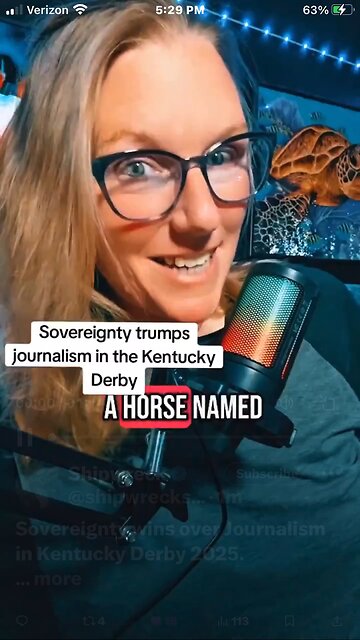 Sovereignty wins over Journalism in Kentucky Derby 2025. A simulation, we live in a simulation