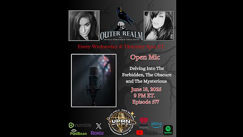 Open Mic -Delving into The Obscure, The Forbidden and The Mysterious - Wayne Mallows Guest Host