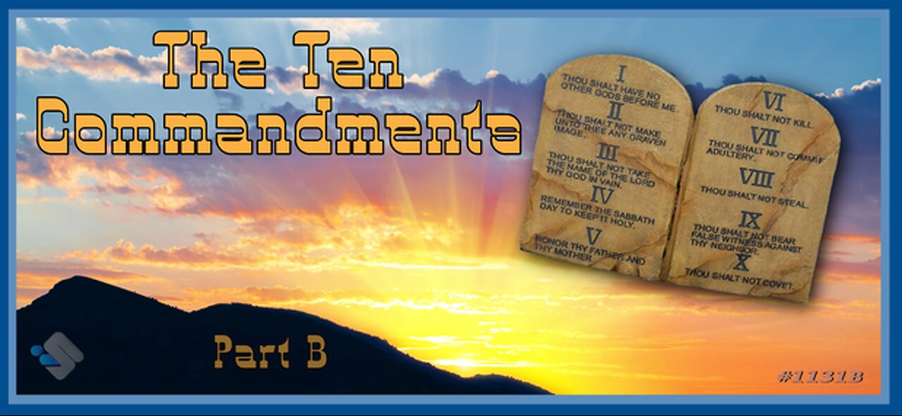David J. Smith - 1131B - The Ten Commandments (Pt. B)