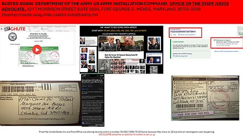 UNITED STATE INC, JAG, DOJ, DOD BUSTED AGAIN FOR TREASON AND ALTERING RECORDS WHILE AN INVESTIGATION