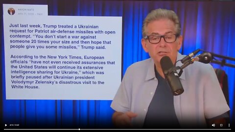 Is the Trump administration done with meddling in the Ukraine War▮The Jimmy Dore Show