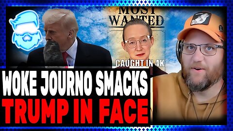 Donald Trump SMACKED IN FACE By Woke Reporter & The DARK Reason This Is A Big Deal! She's In Hiding!