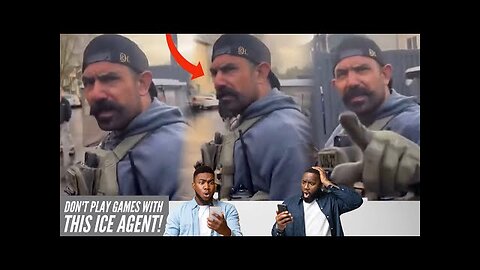 ICE AGENT SHUTS DOWN Liberal Protester Blocking Deportation Of Illegal Immigrants