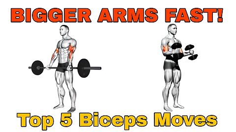 Top 5 Biceps Exercises to Explode Arm Size | Pro Gym Routine for Bigger Arms!