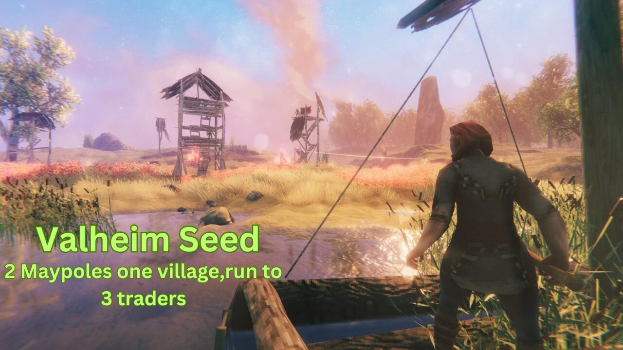 Valheim - 2 Maypoles one village, run to 3 traders - yirtvzSIDU