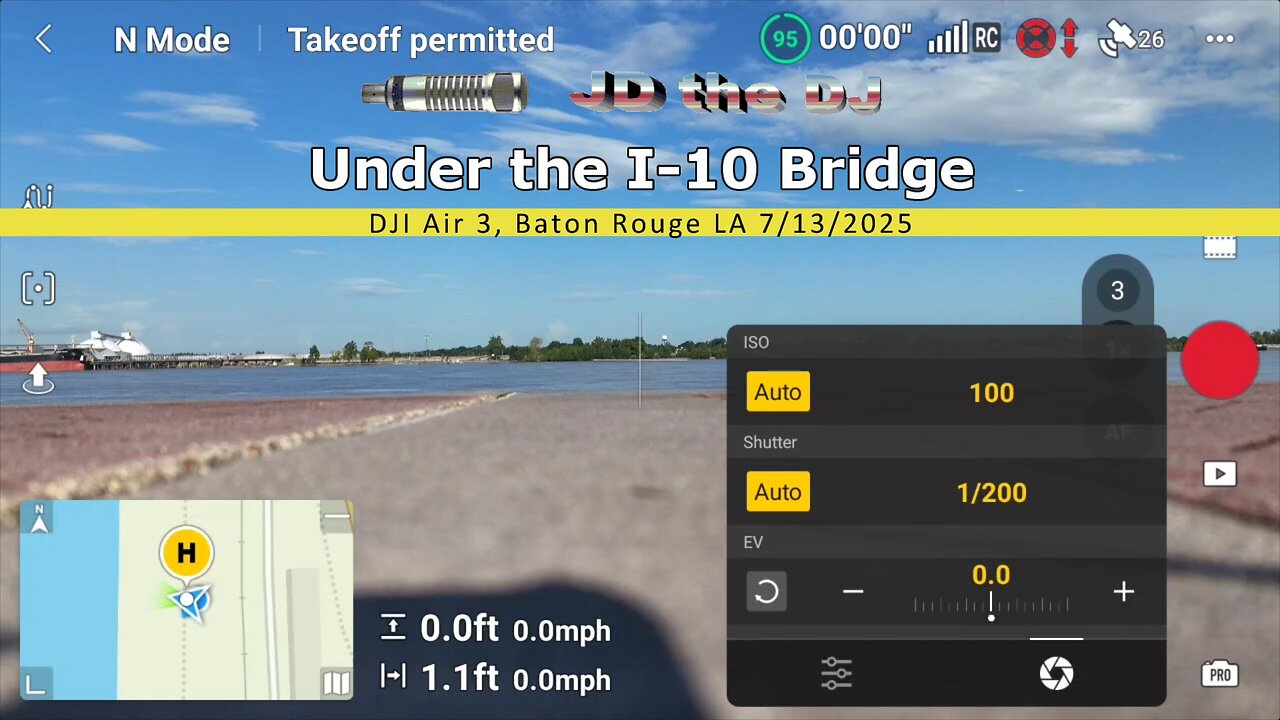 Under the I-10 Bridge