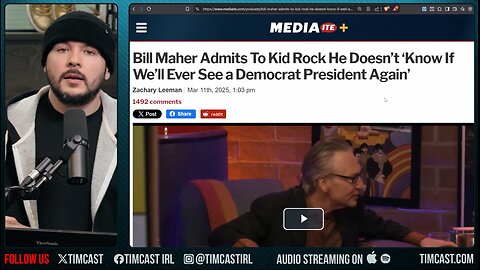 Bill Maher Says Democrats May NEVER Win The Presidency AGAIN, MAGA Has Won And Democrat LOST IT