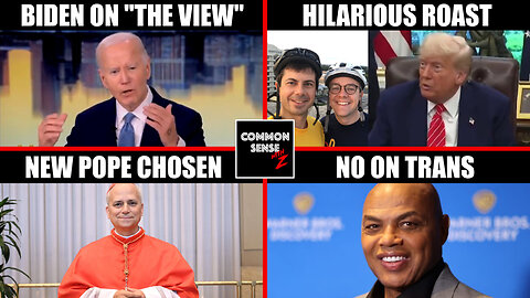 Joe Biden On "The View" | Trump Roasts Pete Buttigieg | New Pope | Charles Barkley Trans Sports