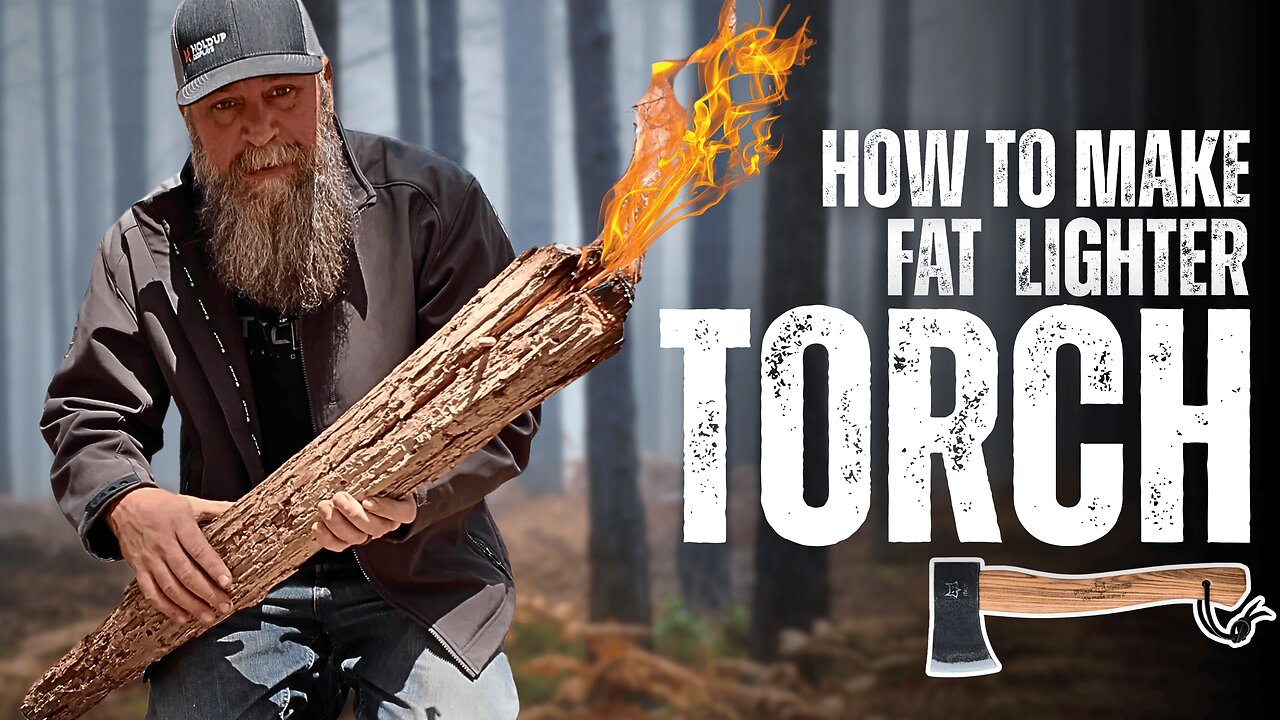 DIY Fat Lighter Torch | The Bushcraft Trick You NEED to Know