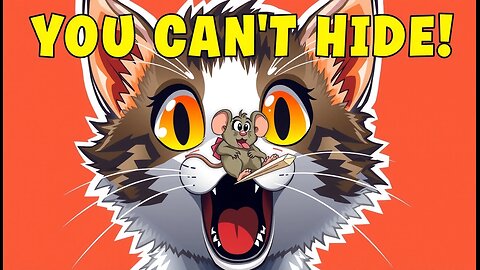 You can fly, but you can't hide 🐭 Funny shorts “Cats and Mice”