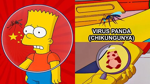 I cartoni animati dei Simpson avevano previsto l'epidemia di chikungunya in Cina del 2025,i disegni profetici dei simpson dicevano di una futura plandemia proveniente da zanzare fatte in laboratorio in Cina