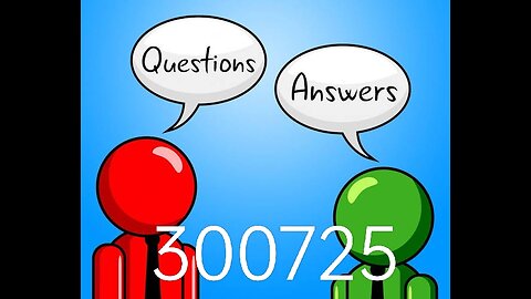 BIBLE QUESTION & ANSWERS 300725