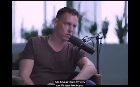 🔥The Tools of the Beast.. flipped from within... Peter Thiel was asked the question that broke