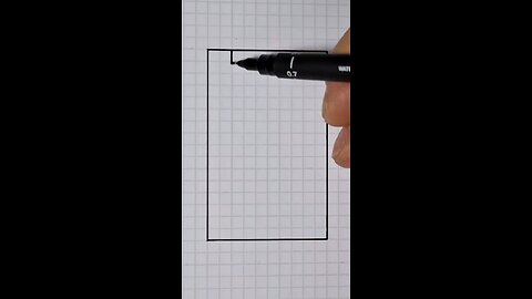 كيف ترسم 3D بسهولة 😉 خداع البصر #الرسم #draw #Drawing #3d #3dart #3ddrawing #art #artist #fyp