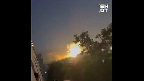 Iranian missile production facility cooking off after Israel attack