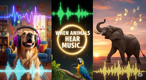 🎶 How Animals Enjoy Music 🐶🦜🐘 | You Won’t Believe Their Reactions!