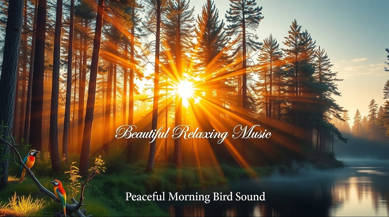 Beautiful Relaxing Music 🌸 | Peaceful Morning & Bird Sounds 🐦 | Meditation & Stress Relief