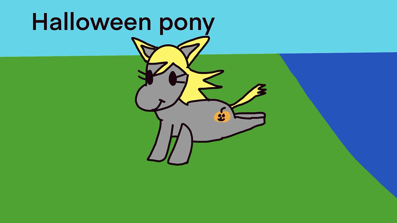 Halloween pony