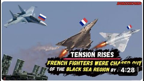 "Russian Aggression Drives French Fighter Jets from Black Sea: A Swift Retreat"
