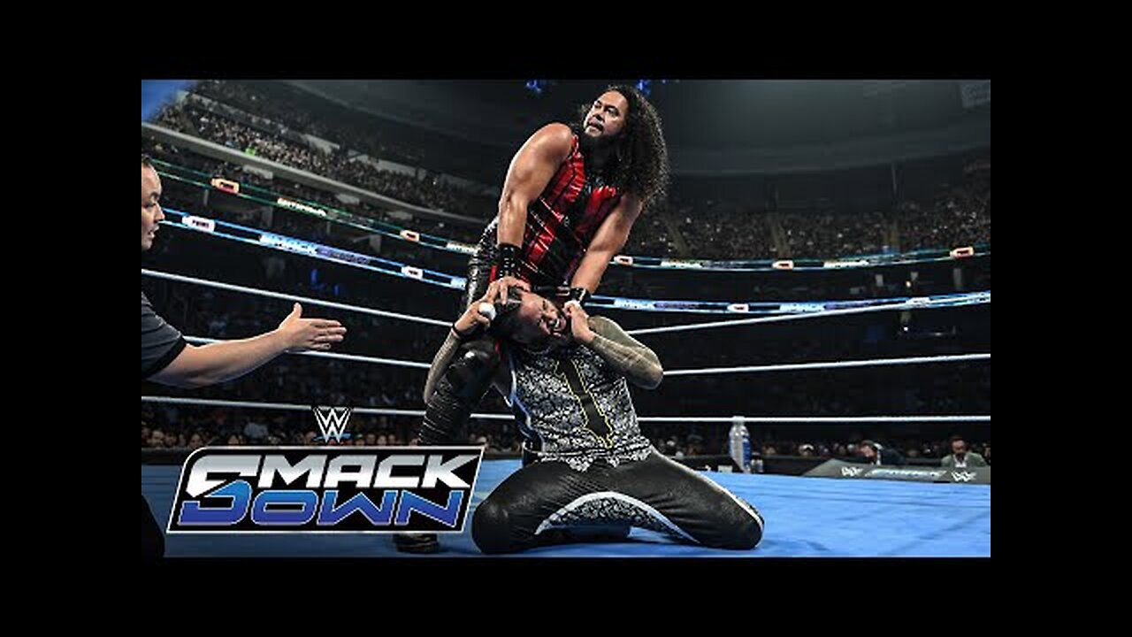 Talla Tonga takes down Jimmy Uso SmackDown highlights, Aug. 1, 2025