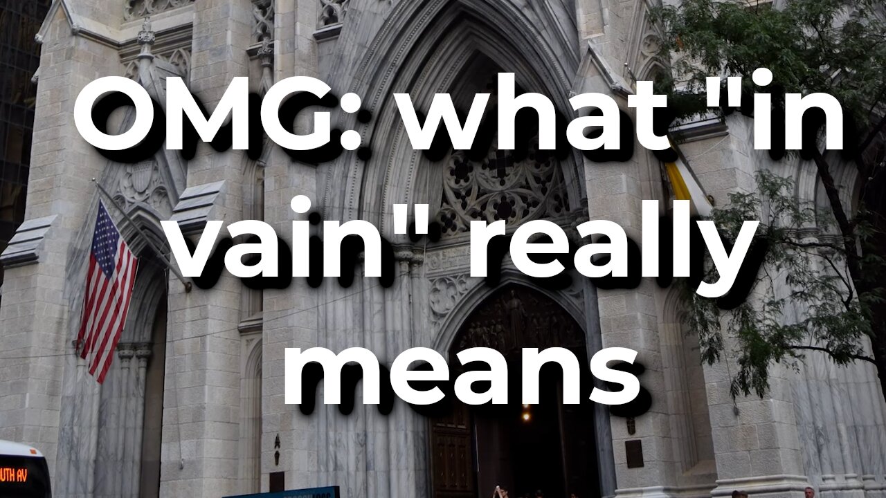 You Keep Saying “Oh My God”… Should You Stop?