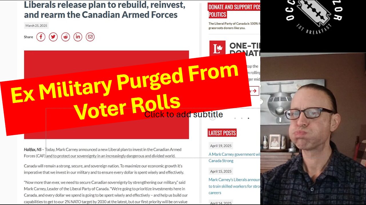 Ex-CAF Purged From Voter Roll