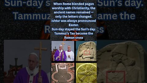 The Shocking Origin of The Roman Christian Cross & Easter Sunday