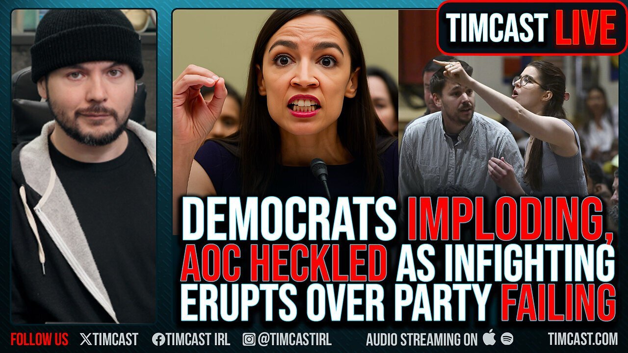 Democrats IMPLODING, AOC HECKLED As Infighting Erupts Over Party FAILING