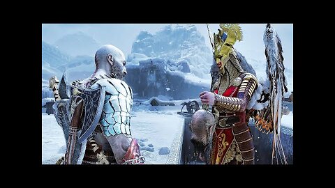 Mimir Leaves Kratos For His Lover Sigrun Scene (God of War Ragnarok) 4K ULTRA HD