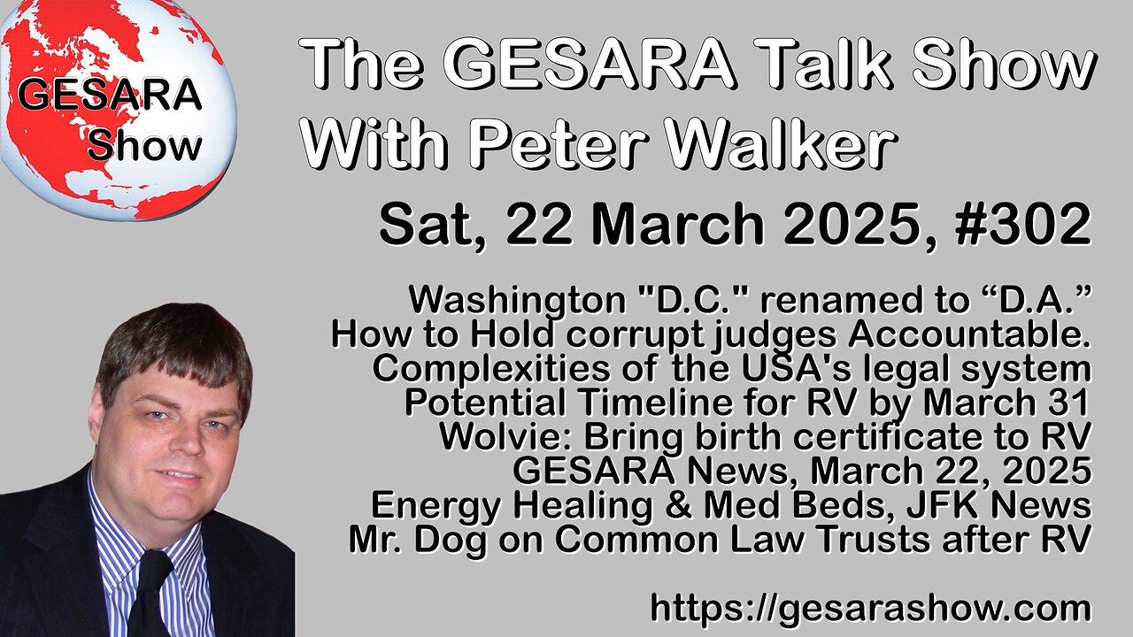 2025-03-22 GESARA Talk Show 302 - Saturday